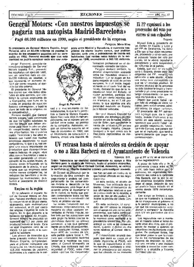 ABC MADRID 30-06-1991 página 61