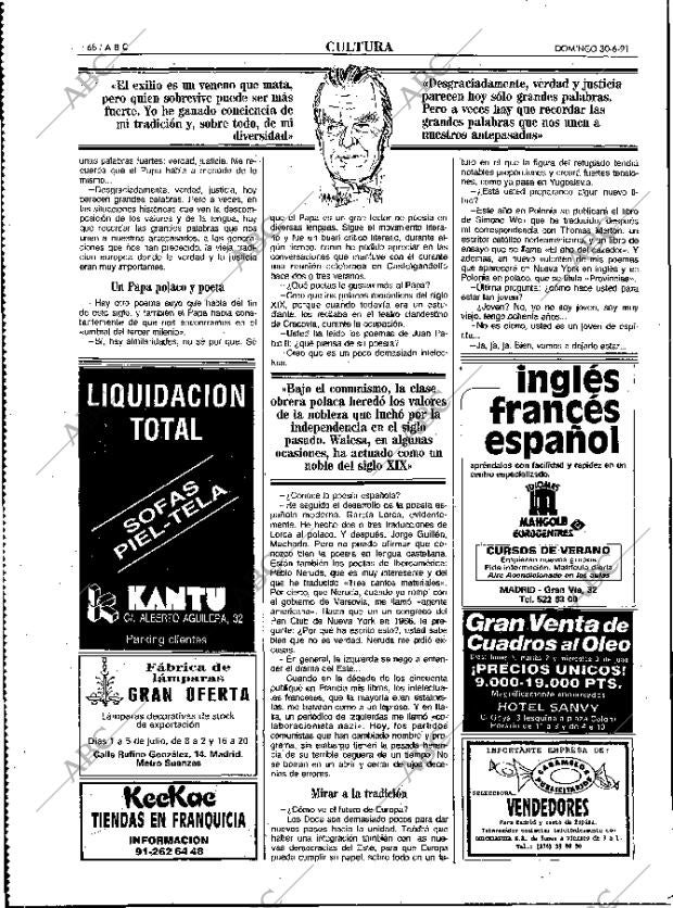 ABC MADRID 30-06-1991 página 68