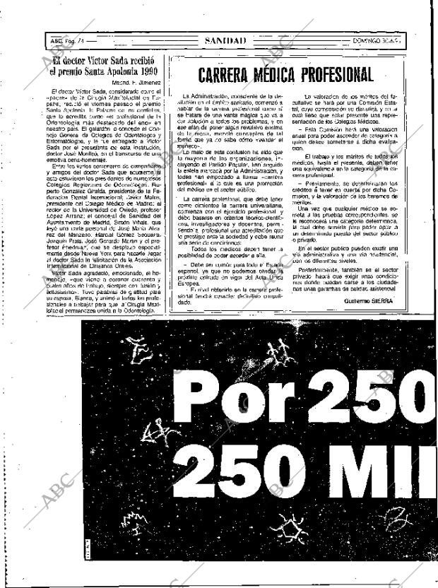 ABC MADRID 30-06-1991 página 74