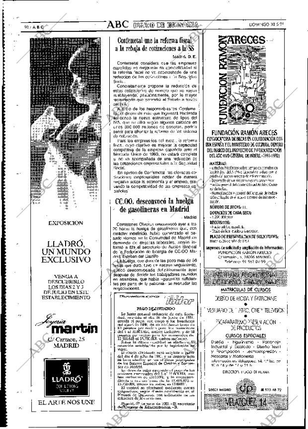 ABC MADRID 30-06-1991 página 90