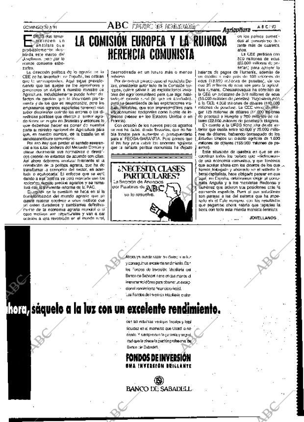 ABC MADRID 30-06-1991 página 93