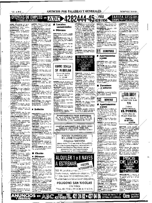 ABC SEVILLA 30-06-1991 página 122
