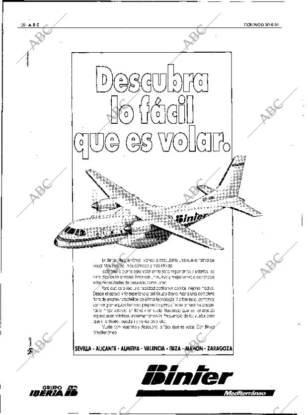 ABC SEVILLA 30-06-1991 página 26