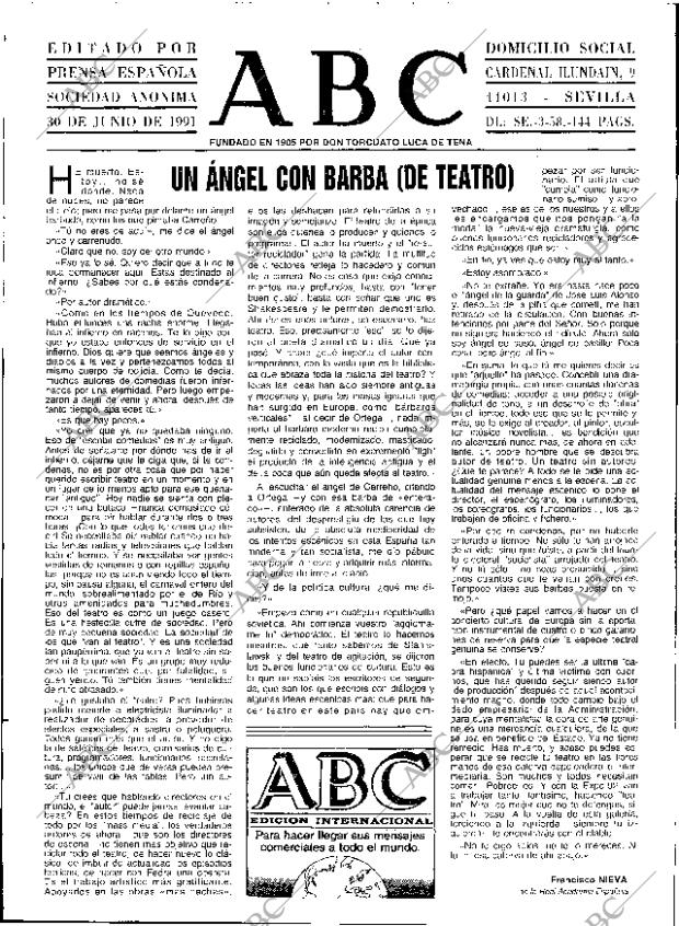 ABC SEVILLA 30-06-1991 página 3