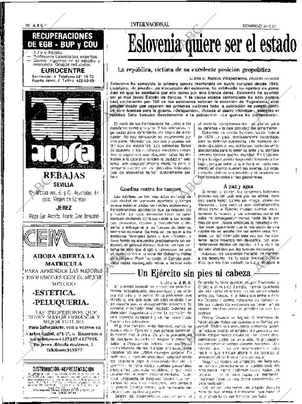 ABC SEVILLA 30-06-1991 página 36