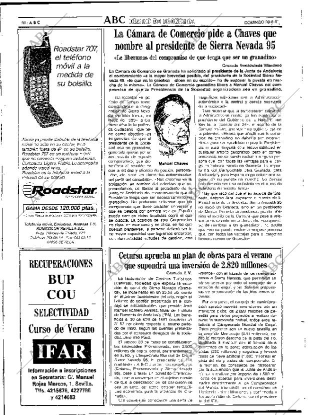 ABC SEVILLA 30-06-1991 página 90