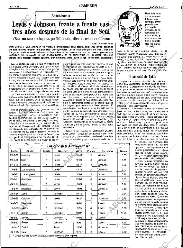 ABC SEVILLA 01-07-1991 página 52