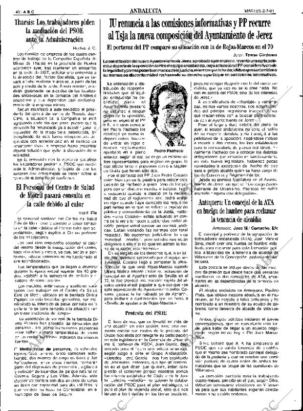 ABC SEVILLA 02-07-1991 página 40