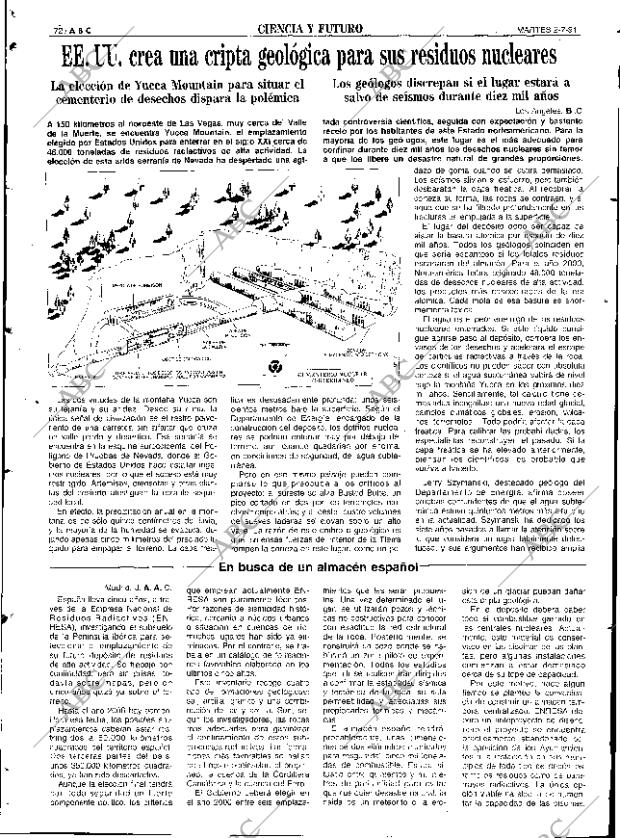 ABC SEVILLA 02-07-1991 página 72