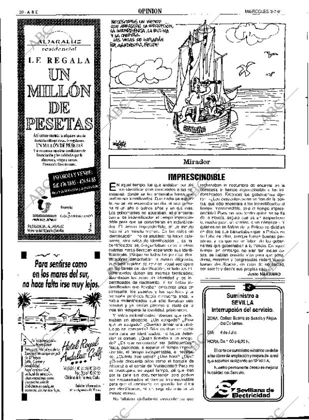 ABC SEVILLA 03-07-1991 página 20