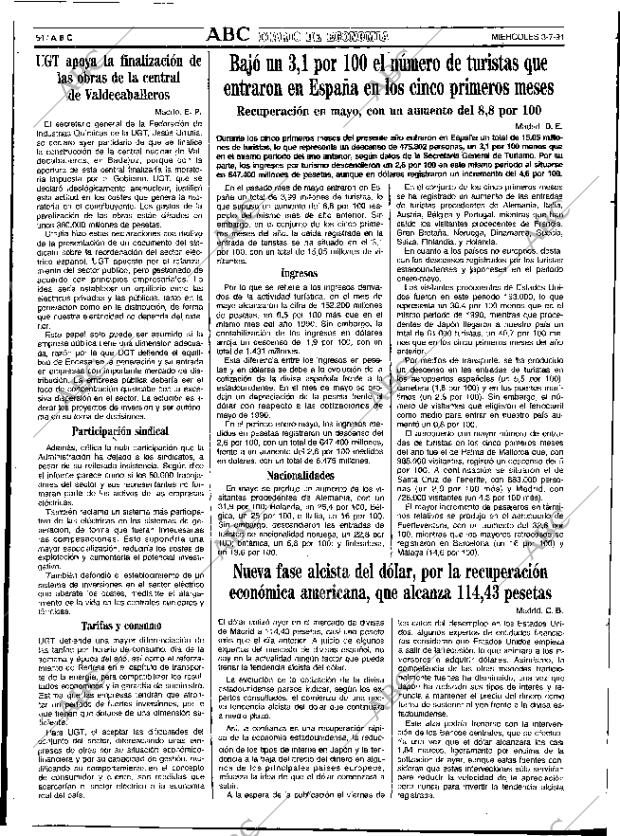 ABC SEVILLA 03-07-1991 página 54