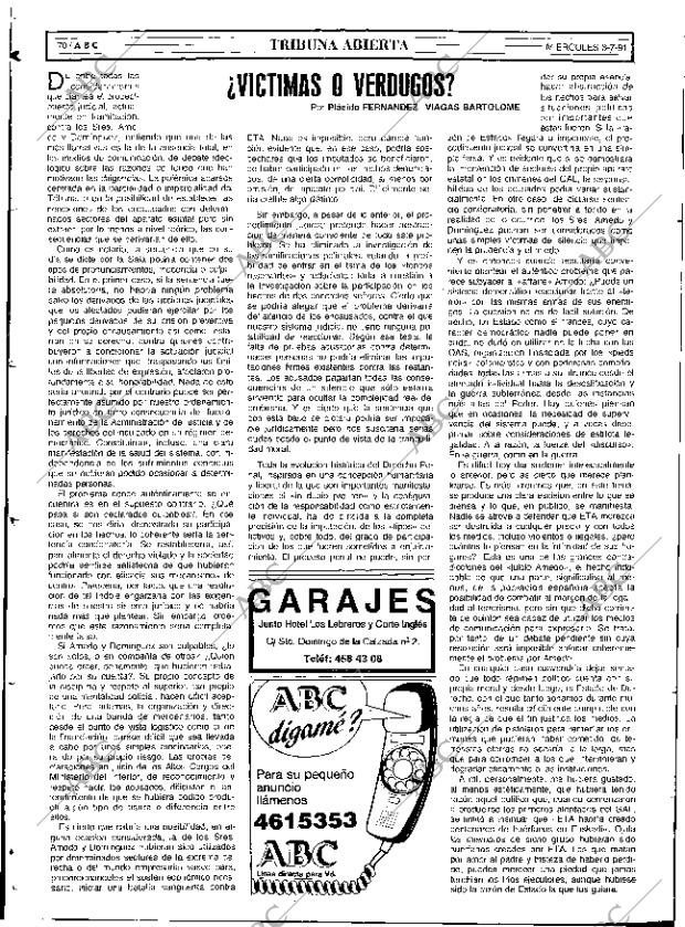 ABC SEVILLA 03-07-1991 página 70