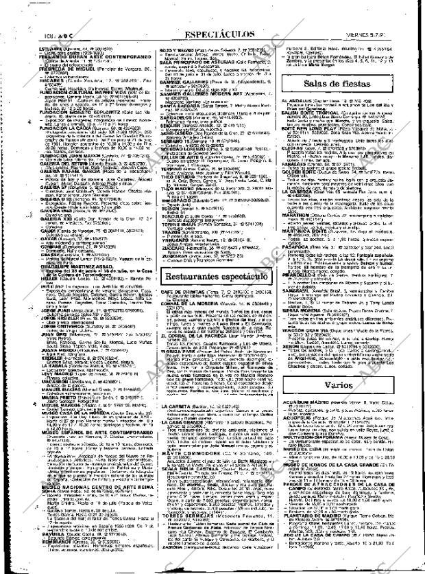 ABC MADRID 05-07-1991 página 108