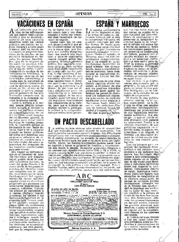 ABC MADRID 05-07-1991 página 21