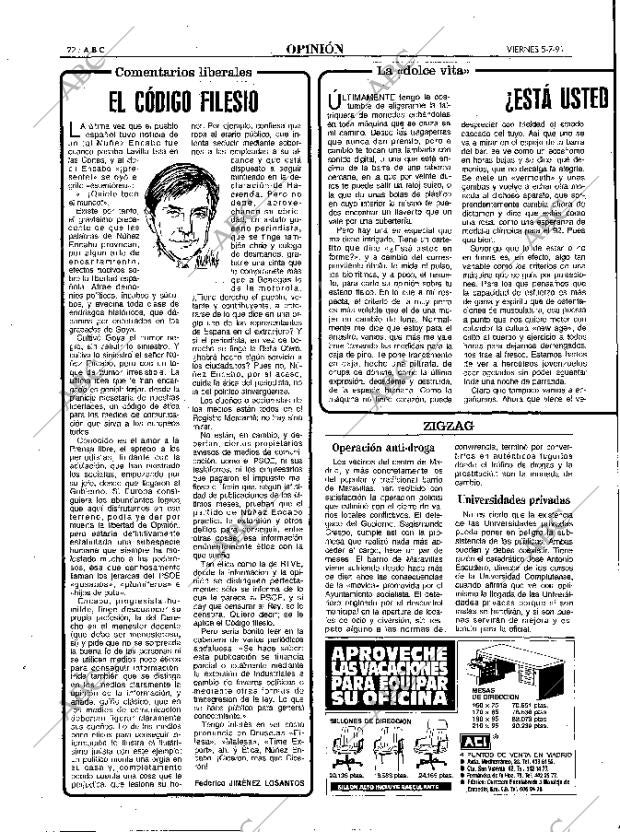 ABC MADRID 05-07-1991 página 22