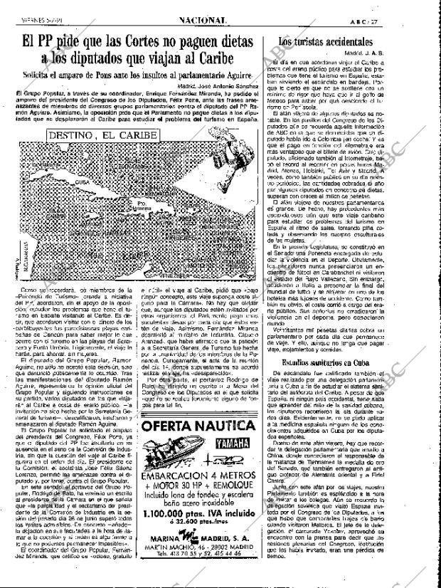 ABC MADRID 05-07-1991 página 27