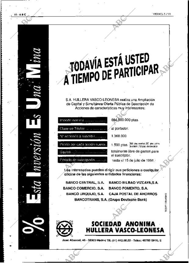 ABC MADRID 05-07-1991 página 88