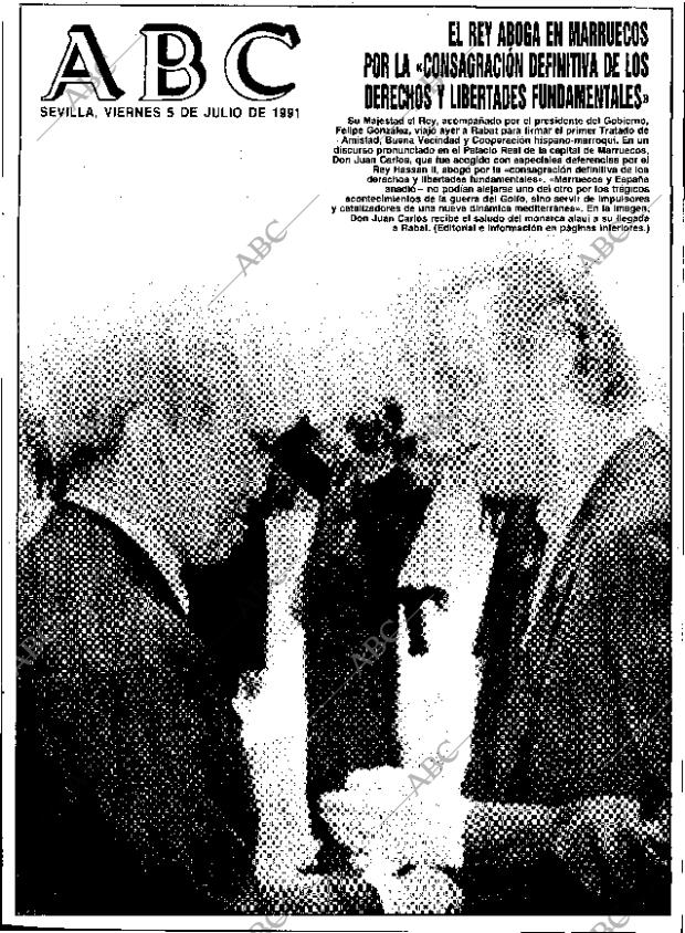 ABC SEVILLA 05-07-1991 página 1