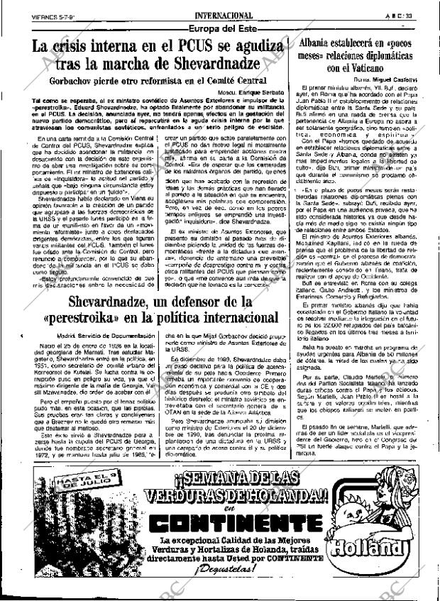 ABC SEVILLA 05-07-1991 página 33