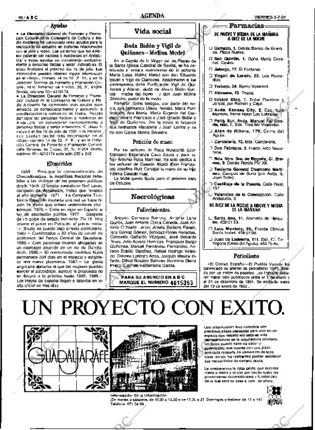 ABC SEVILLA 05-07-1991 página 48