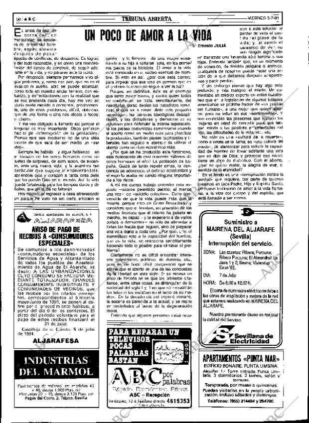 ABC SEVILLA 05-07-1991 página 50