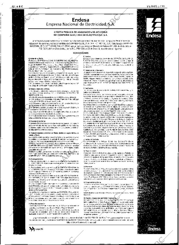 ABC SEVILLA 05-07-1991 página 62
