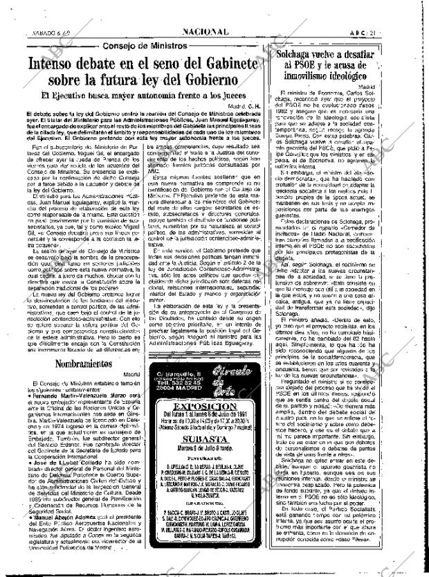 ABC MADRID 06-07-1991 página 21