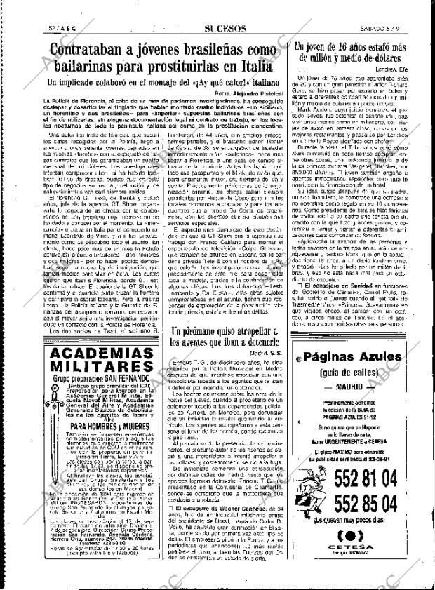 ABC MADRID 06-07-1991 página 52