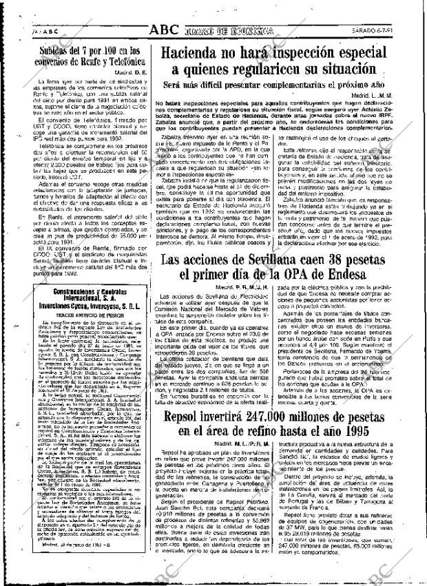 ABC MADRID 06-07-1991 página 74