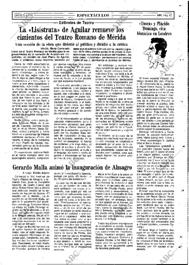 ABC MADRID 06-07-1991 página 91