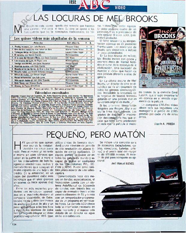 BLANCO Y NEGRO MADRID 07-07-1991 página 134