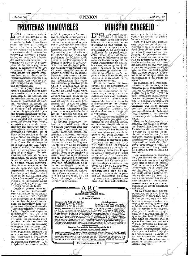 ABC MADRID 08-07-1991 página 17