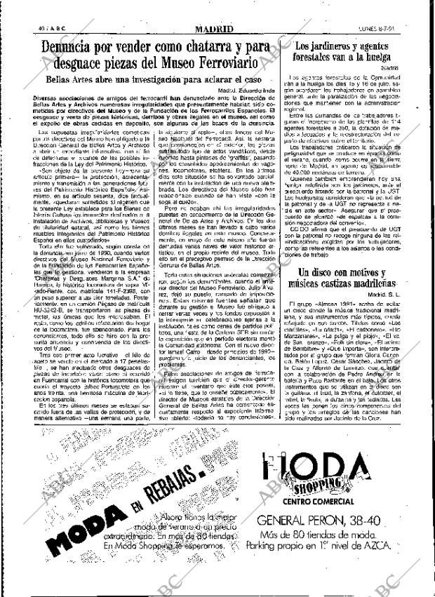 ABC MADRID 08-07-1991 página 40