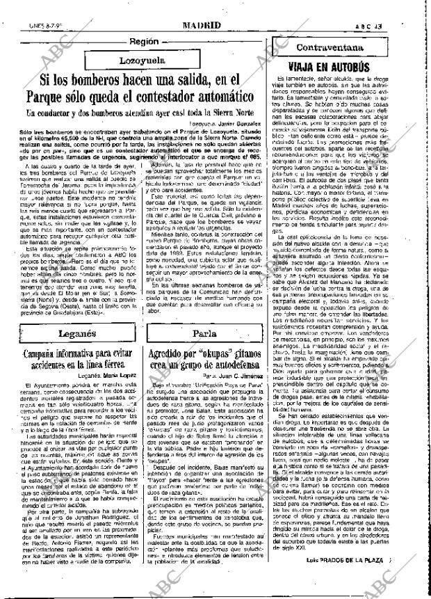 ABC MADRID 08-07-1991 página 43