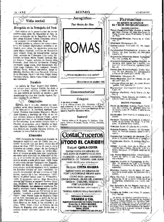 ABC MADRID 08-07-1991 página 46