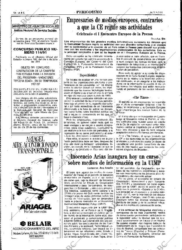 ABC MADRID 08-07-1991 página 54