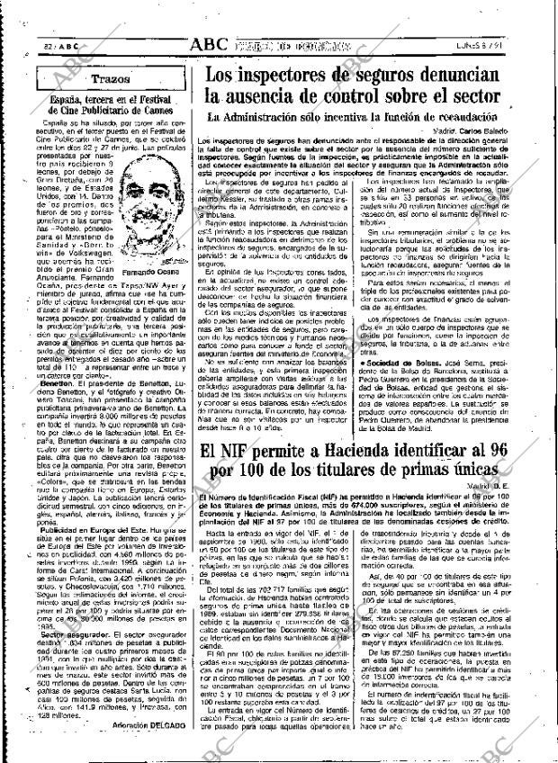 ABC MADRID 08-07-1991 página 82