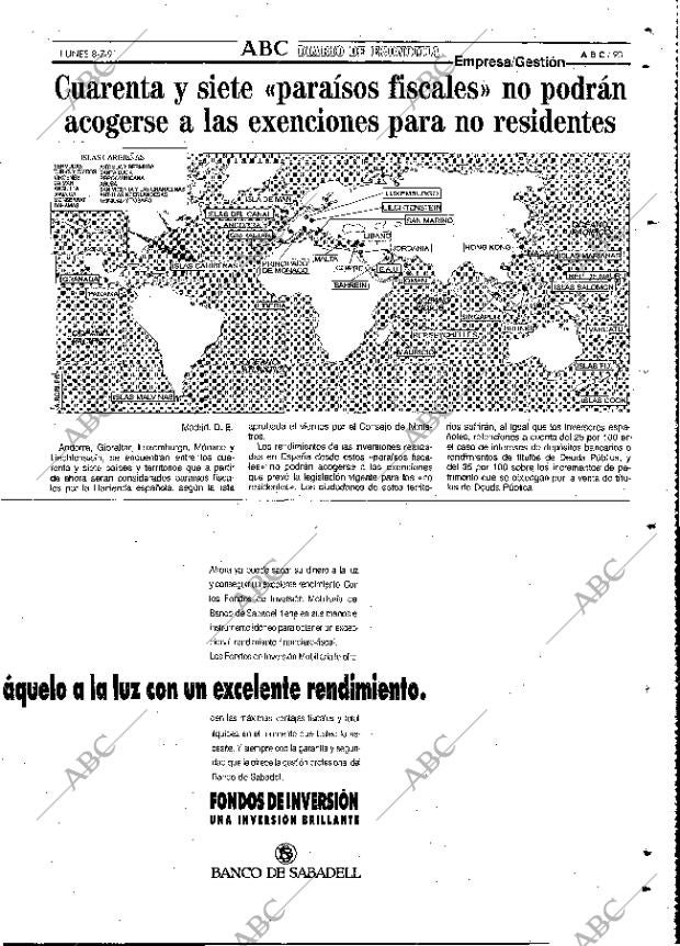 ABC MADRID 08-07-1991 página 93