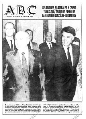 ABC MADRID 09-07-1991 página 1