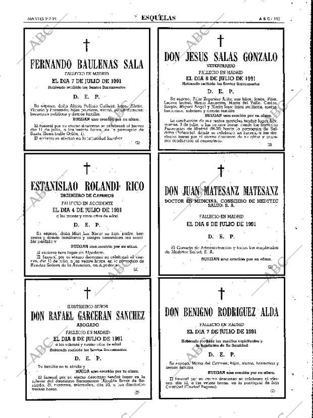 ABC MADRID 09-07-1991 página 103