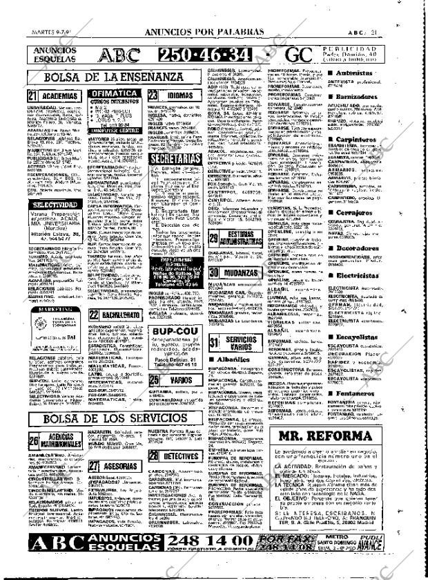ABC MADRID 09-07-1991 página 121