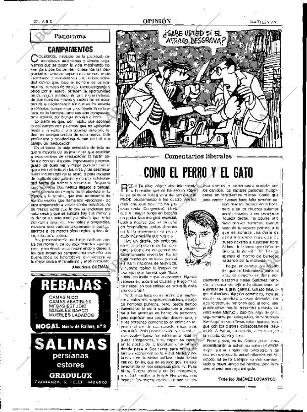ABC MADRID 09-07-1991 página 20