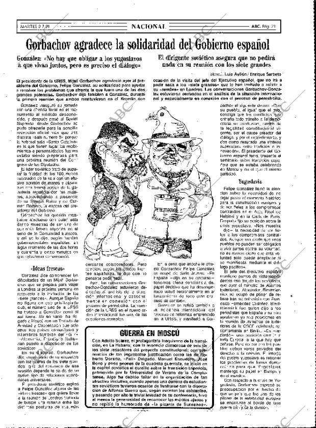 ABC MADRID 09-07-1991 página 21