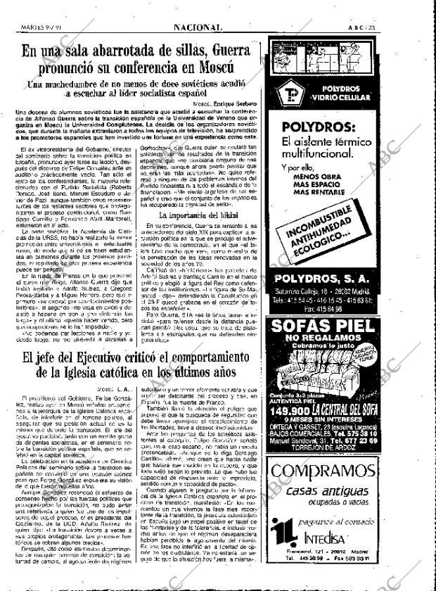ABC MADRID 09-07-1991 página 23