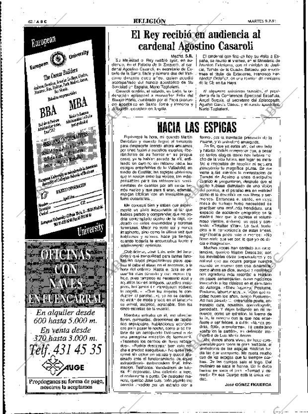 ABC MADRID 09-07-1991 página 62