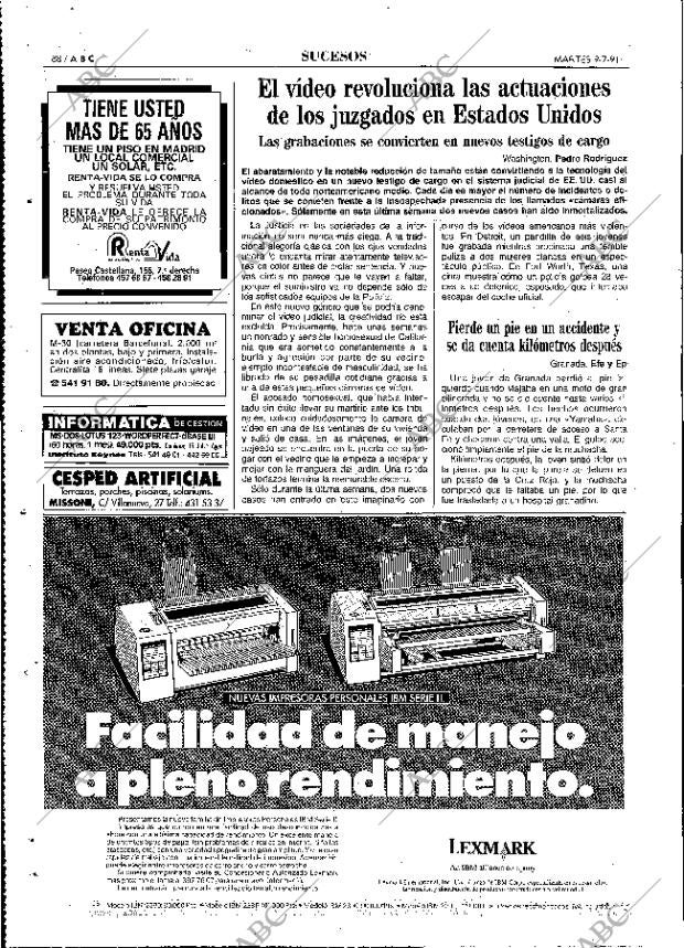 ABC MADRID 09-07-1991 página 88
