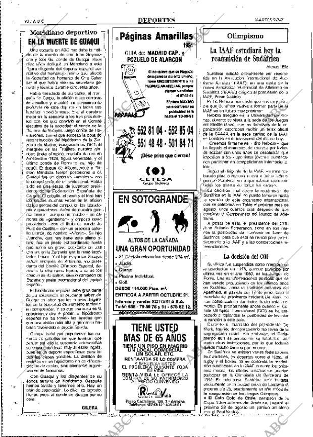 ABC MADRID 09-07-1991 página 90