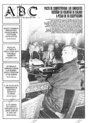 ABC MADRID 10-07-1991 página 1