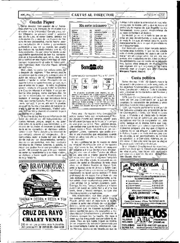 ABC MADRID 10-07-1991 página 16