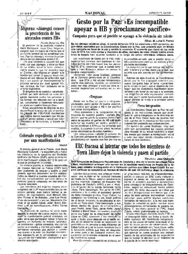 ABC MADRID 10-07-1991 página 24